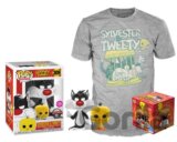 Funko POP & Tee: Looney Tunes Sylvester and Tweety, velikost S (exkluzivní sada s tričkem)