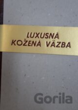 Luxusná kožená väzba - notes A5