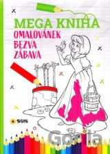 Mega kniha omalovánek - Pink bezva zábava