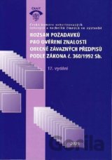 Rozsah požadavků pro ověření znalostí obecně závazných předpisů podle zákona č. 360/1992 Sb. (17. vy