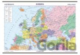 Evropa - školní fyzická nástěnná mapa, 136x96 cm/1:5 mil.