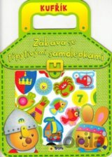 Zelený kufřík - Zábava se třpytivými samolepkami