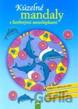 Kúzelné mandaly s farebnými samolepkami (modrá)