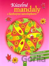 Kúzelné mandaly s farebnými samolepkami (ružová)