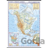 Severní a střední Amerika - zeměpisná mapa 1:10 mil.