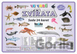 Sada 24 karet - zvířata ve vodě (A5)
