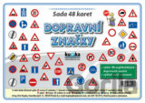 Sada 48 malých karet (A7) - dopravní značky