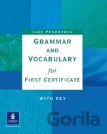 Grammar and Vocabulary for First Certificate with Key