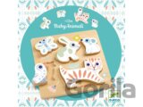 Pastelová mláďátka vkládací dřevěné puzzle