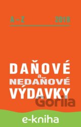 Daňové a nedaňové výdavky A-Z 2018
