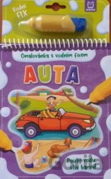 Auta: Omalovánka s vodním fixem