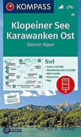 65 Klopeiner See, Karawanken Ost, Steiner Alpen 1: 50 000