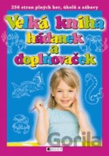 Velká kniha hádanek a doplňovaček - růžová
