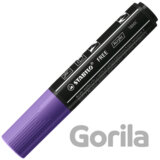 STABILO FREE Acrylic - T800C Klinový hrot 4-10mm - fialová