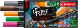STABILO FREE Acrylic - T300 Okrúhly hrot 2-3mm - Vintage