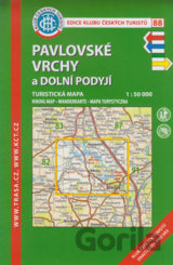Pavlovské vrchy a Dolní Podyjí 1:50 000