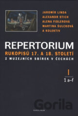 Repertorium rukopisů 17. a 18. století v Čechách. I 1 a-f