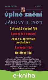 Aktualizace II/6 - Občanský soudní řád, Exekuční řád