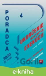Poradca 4/2020 - Zákon o ukončení niektorých exekučných konaní – nový zákon s komentárom