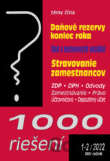 1000 riešení č. 1-2 / 2022 - Daňové rezervy - koniec roka