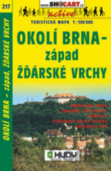 Okolí Brna-západ, Žďárské vrchy 1:100 000