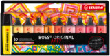 Zvýrazňovač  - STABILO BOSS ORIGINAL - ARTY - 10 ks balenie