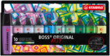 Zvýrazňovač  - STABILO BOSS ORIGINAL - ARTY - 10 ks balenie
