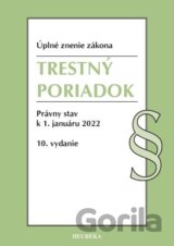 Trestný poriadok. Úzz, 10. vyd., 1/2022