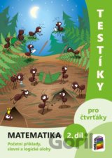 Testíky pro čtvrťáky – matematika, 2. díl (barevný pracovní sešit)