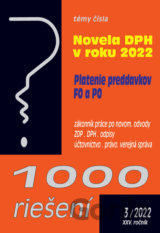 1000 riešení č. 3 / 2022 - Novela zákona o DPH, Zákonník práce