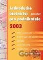 Jednoduché účetnictví pro podnikatele 2003