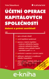 Účetní operace kapitálových společností, 3. aktualizované a přepracované vydání