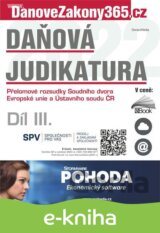 Daňová judikatura (III.)