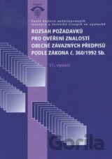 Rozsah požadavků pro ověření znalostí obecně závazných předpisů podle zákona č. 360/1992 Sb