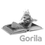 Metal Earth 3D kovový model Moby Dick Book Sculpture