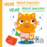Velké pěnové samolepky: Kočka / Veľké penové samolepky: Mačka