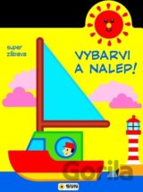 Vybarvi a nalep! Loďka