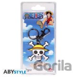 ONE PIECE Kovová kľúčenka - Lebka