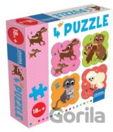 4 puzzle jazvečík