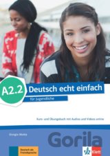 Deutsch echt einfach! A2.2 – Kurs/Übungs. + MP3
