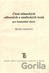 Klíč k učebnici Čtení německých odborných a uměleckých twxtů