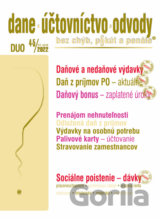 Dane, účtovníctvo, odvody  č. 4-5 / 2022 - Daňové a nedaňové výdavky v roku 2022