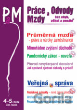 Práce a mzdy  č. 4-5 / 2022 - Pandemický zákon - novela