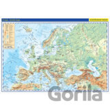 Evropa - školní fyzická nástěnná mapa
