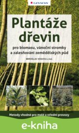 Plantáže dřevin pro biomasu, vánoční stromky a zalesňování zemědělských půd