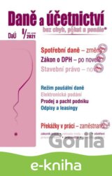 Daně a účetnictví 8/2021