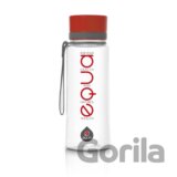 Fľaša EQUA Red Text 400 ml