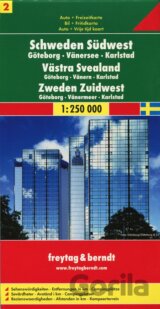 Schweden Südwest 1:250 000