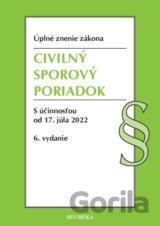Civilný sporový poriadok. Úzz, 6. vyd., 4/2022