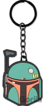 Prívesok na kľúče Star Wars: TV seriál The Mandalorian Boba Fett Helmet